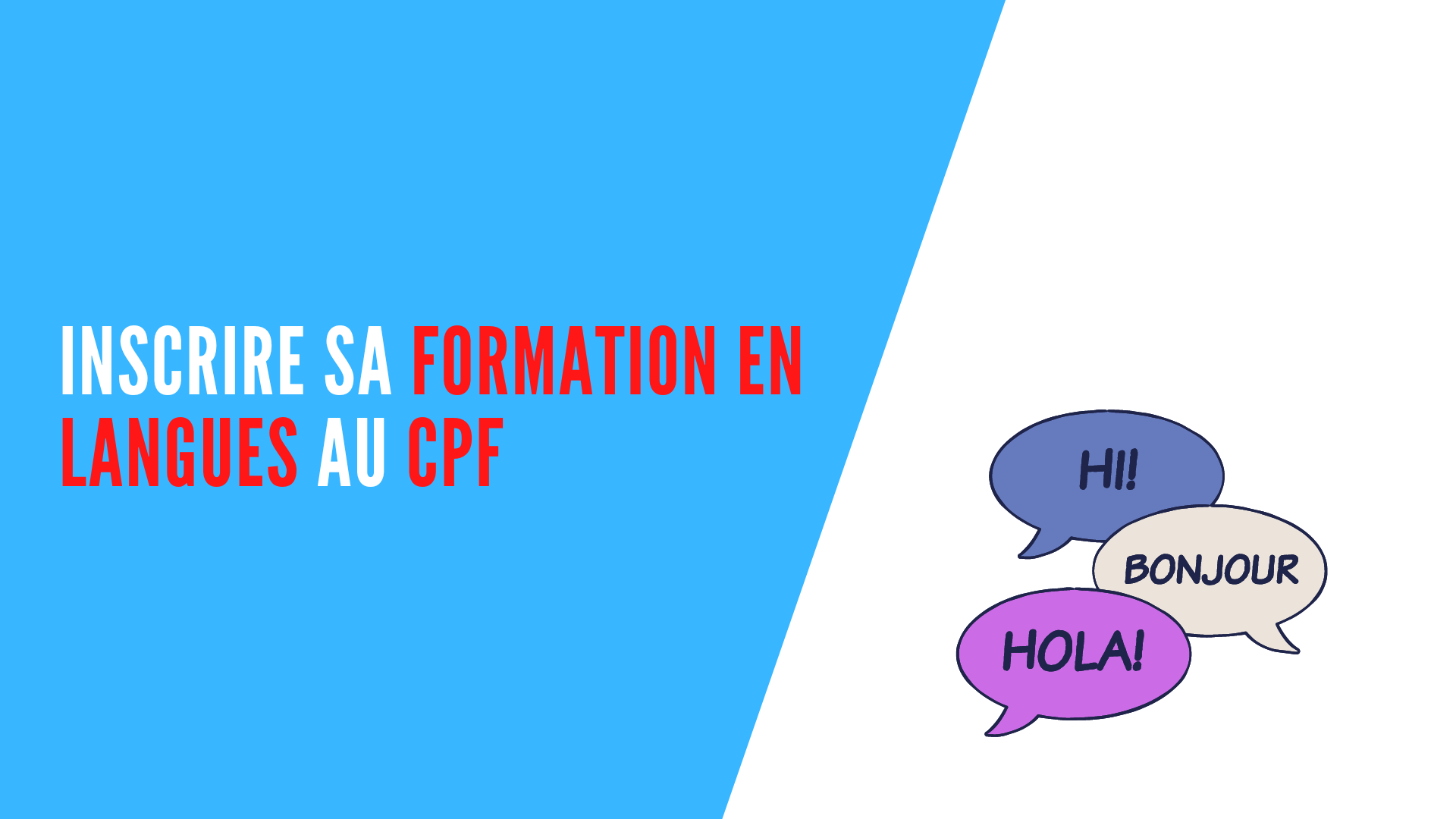 You are currently viewing Inscrire sa formation en langues au CPF