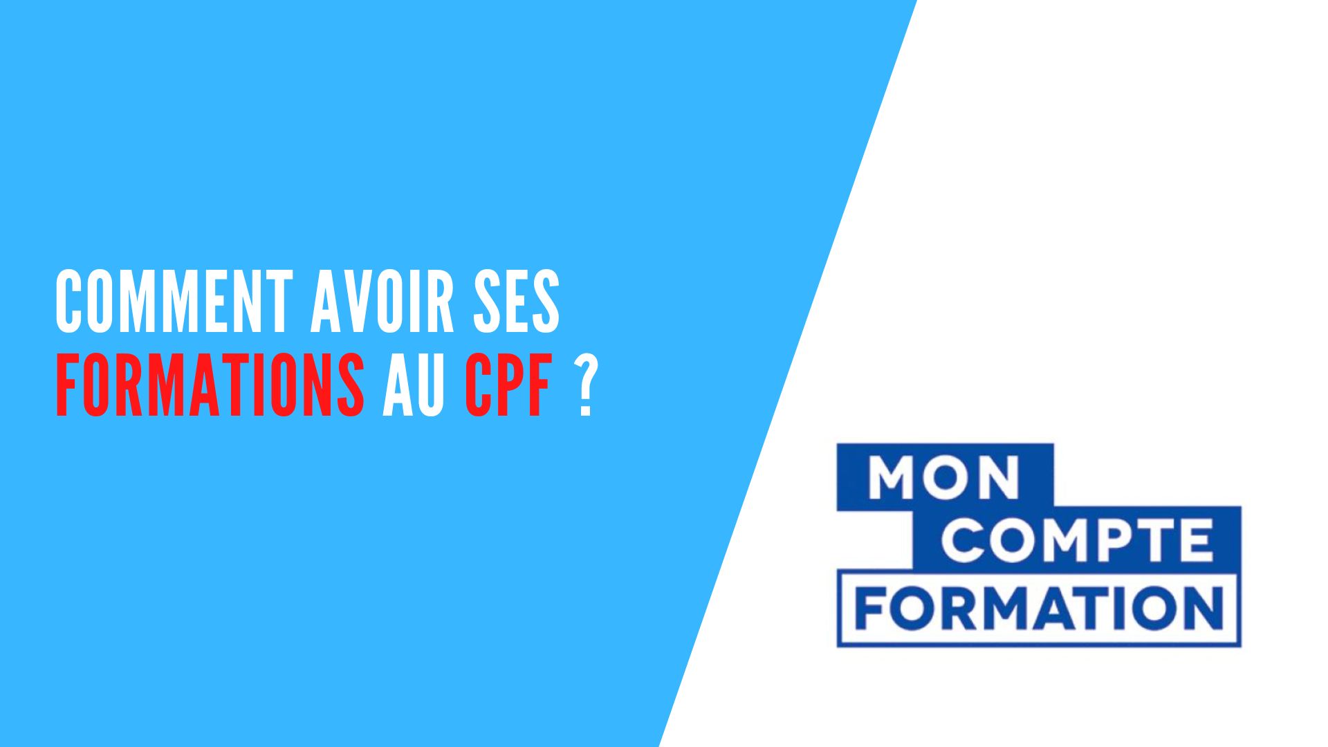 You are currently viewing Comment avoir ses formations au CPF ?