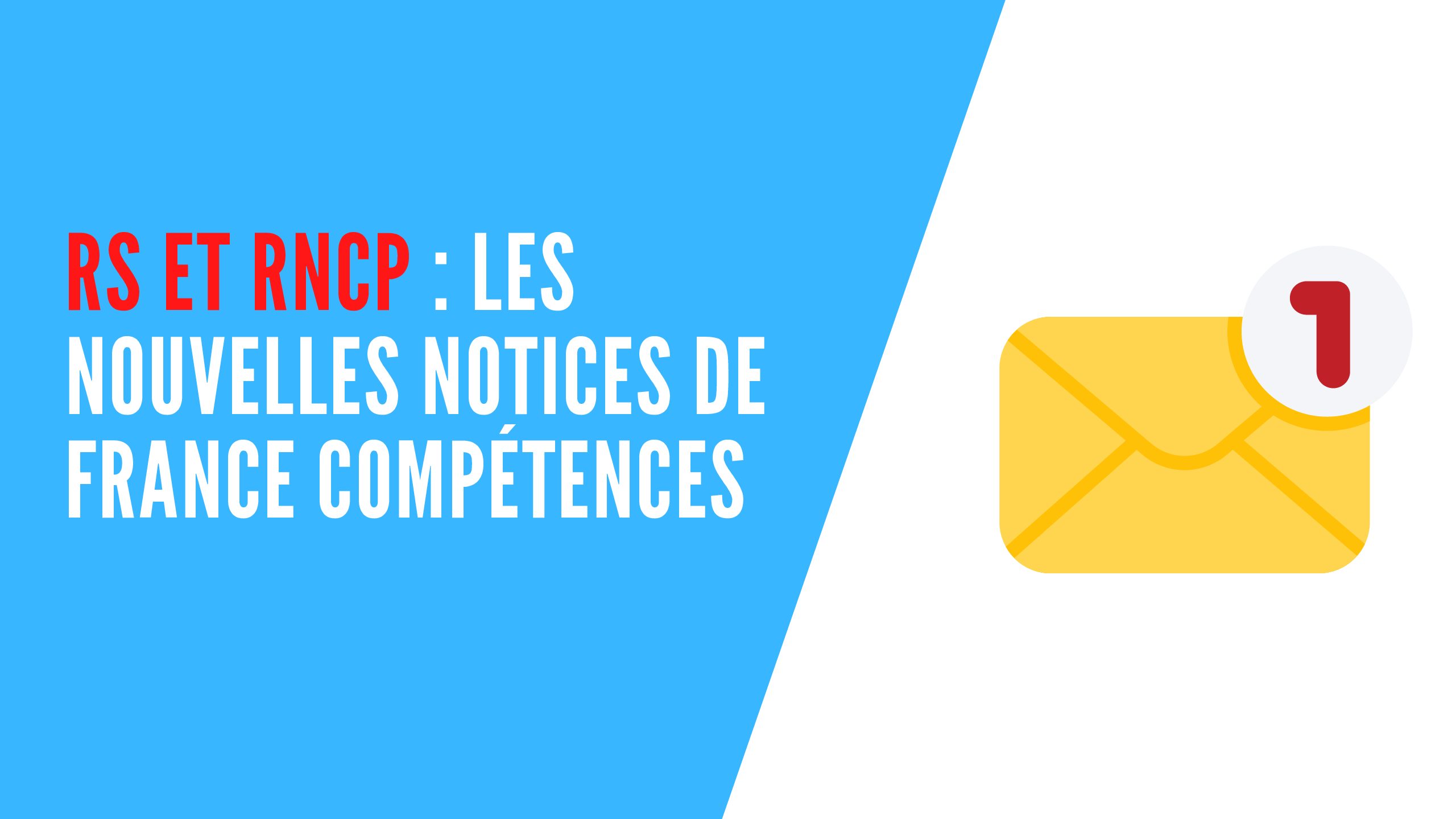 You are currently viewing RS et RNCP : les nouvelles notices de France Compétences ￼