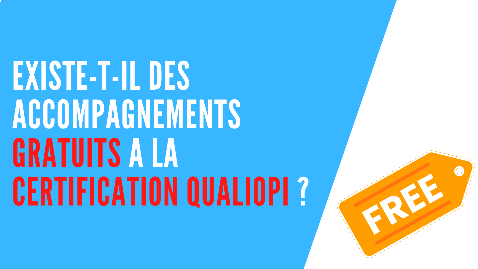 You are currently viewing Existe-t-il des accompagnements gratuits<br>à la certification Qualiopi ? 
