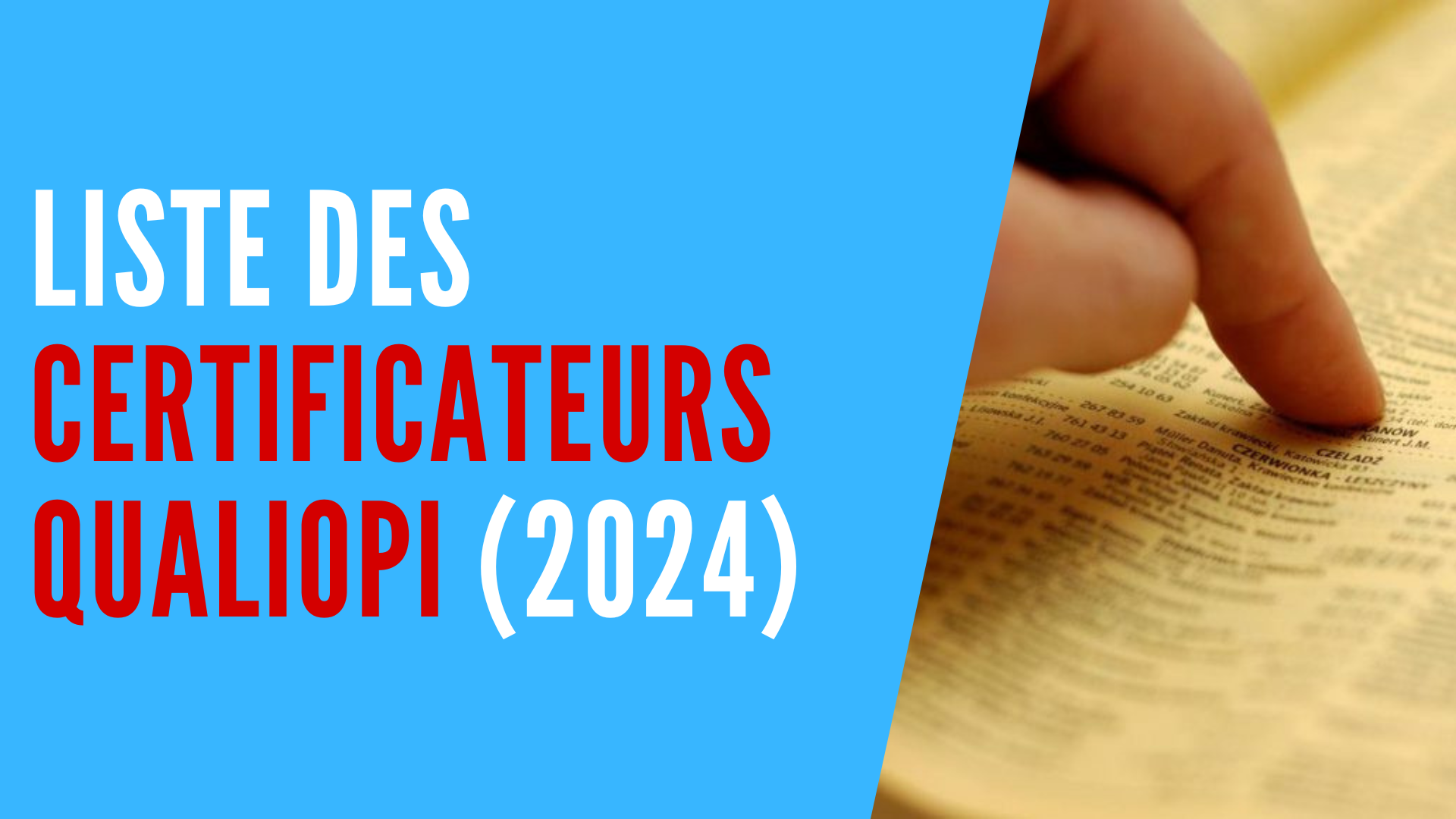 You are currently viewing Liste des certificateurs Qualiopi (MAJ 2024)