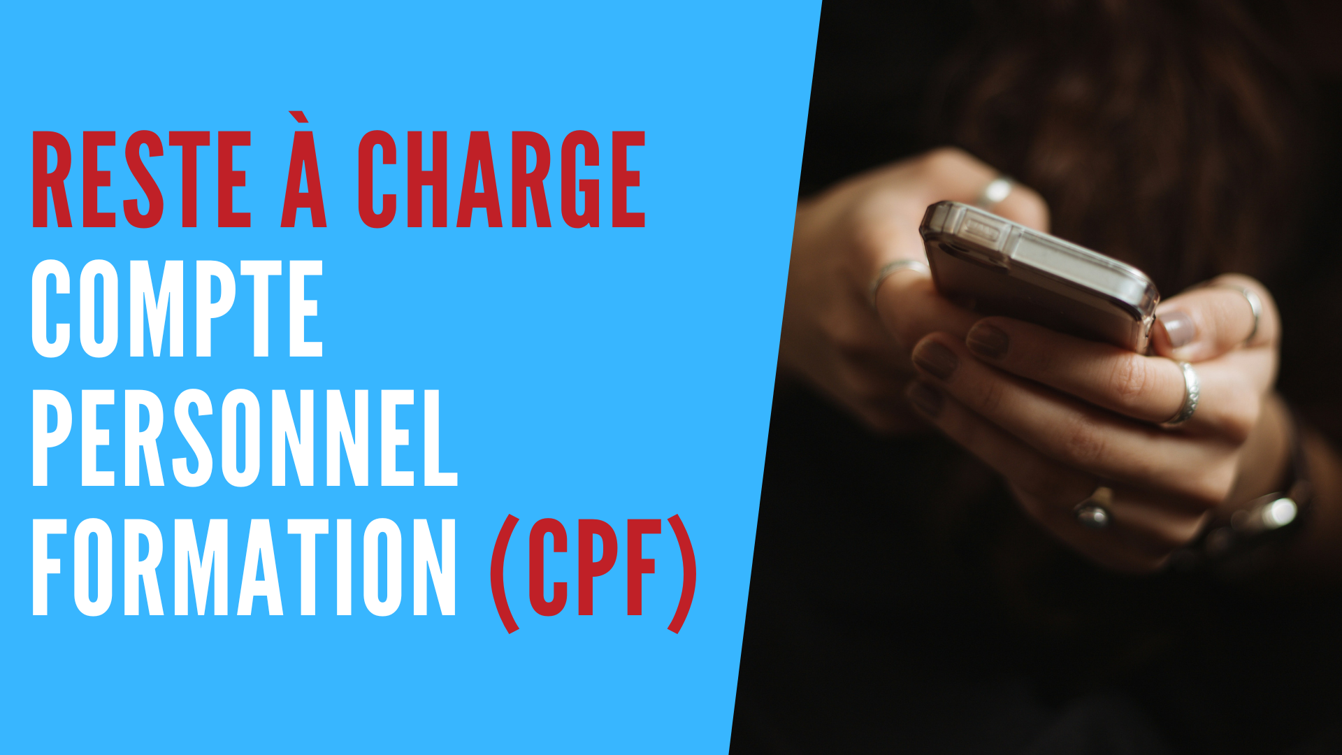 You are currently viewing Reste à charge CPF : application prévue au 2 mai 2024