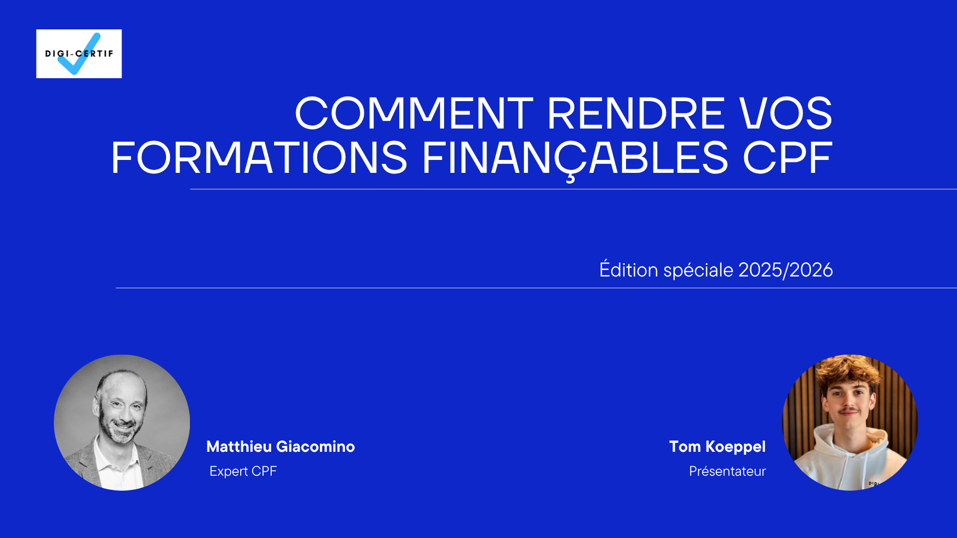 Rendre vos formations finançables CPF